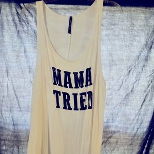 Mama Tried Ladies Tank Top by Triumph-L